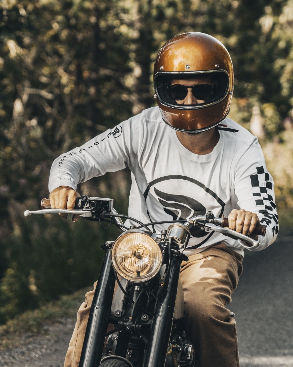 Circle Longsleeve White Men