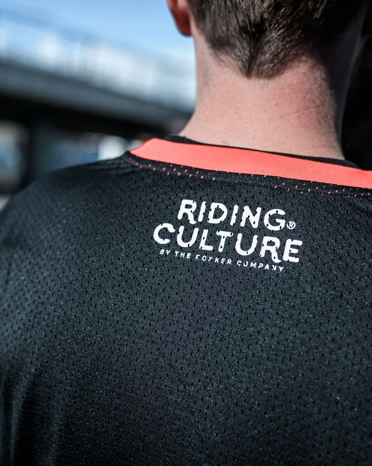 Logo White Mesh Jersey Black Longsleeve Men