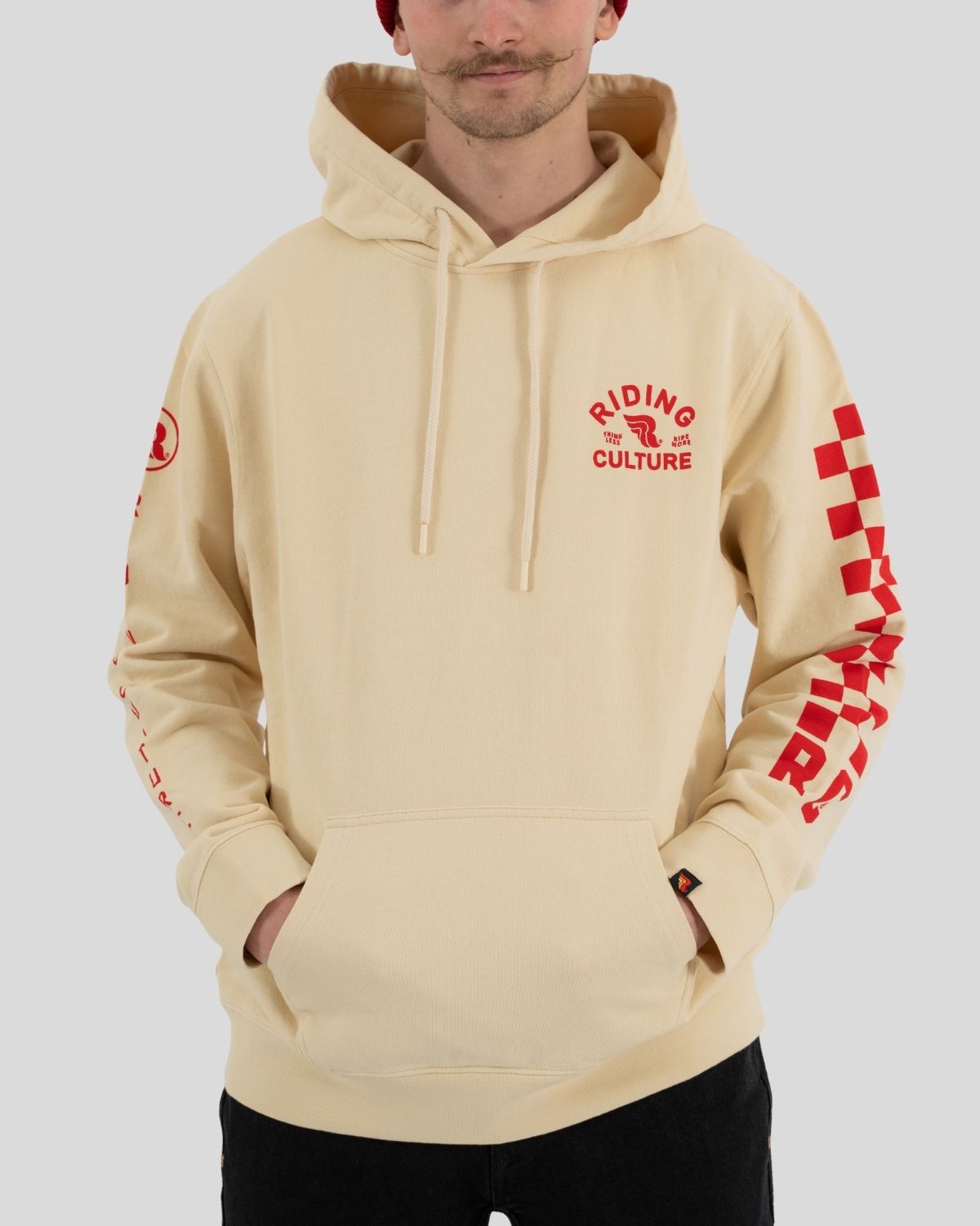 Checkerboard Hoodie Dirt White Men
