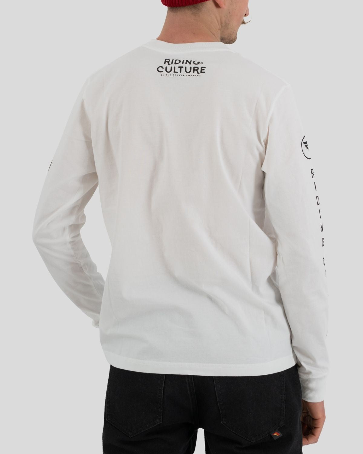 Circle Longsleeve White Men