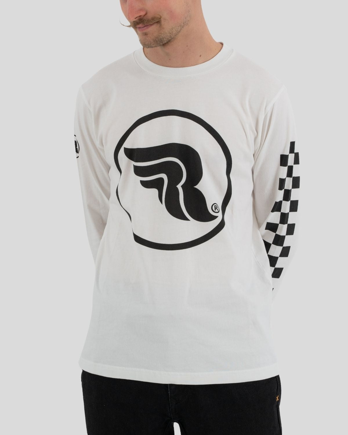 Circle Longsleeve White Men