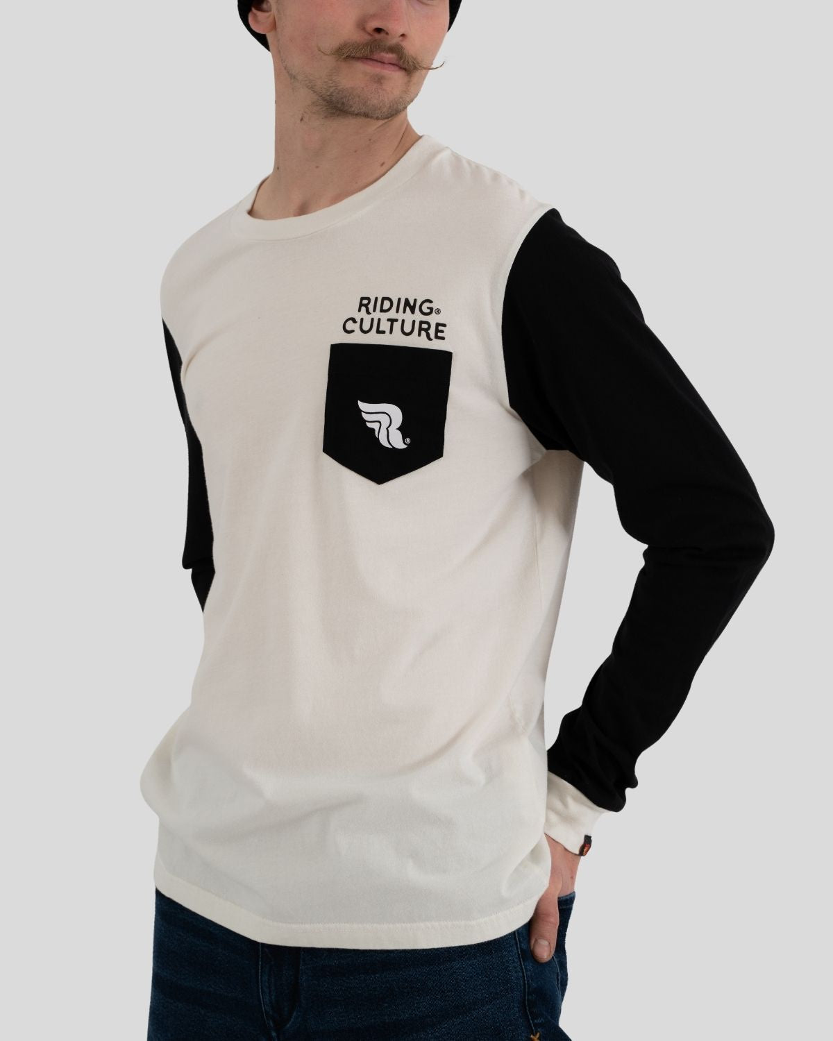 Black/Dirt White Longsleeve Men